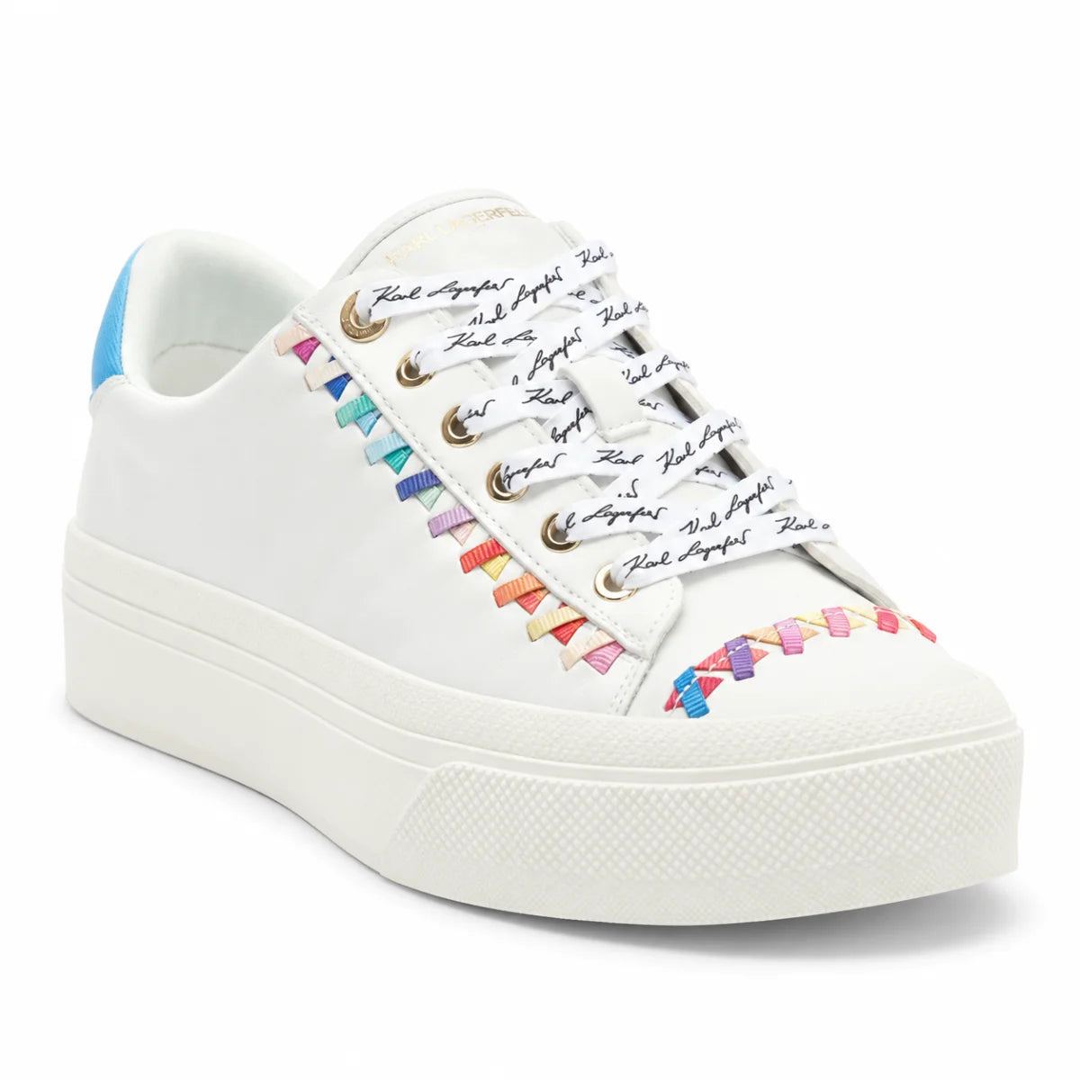 KARL LAGERFELD PARIS Galva Platform Sneaker Women - WHT