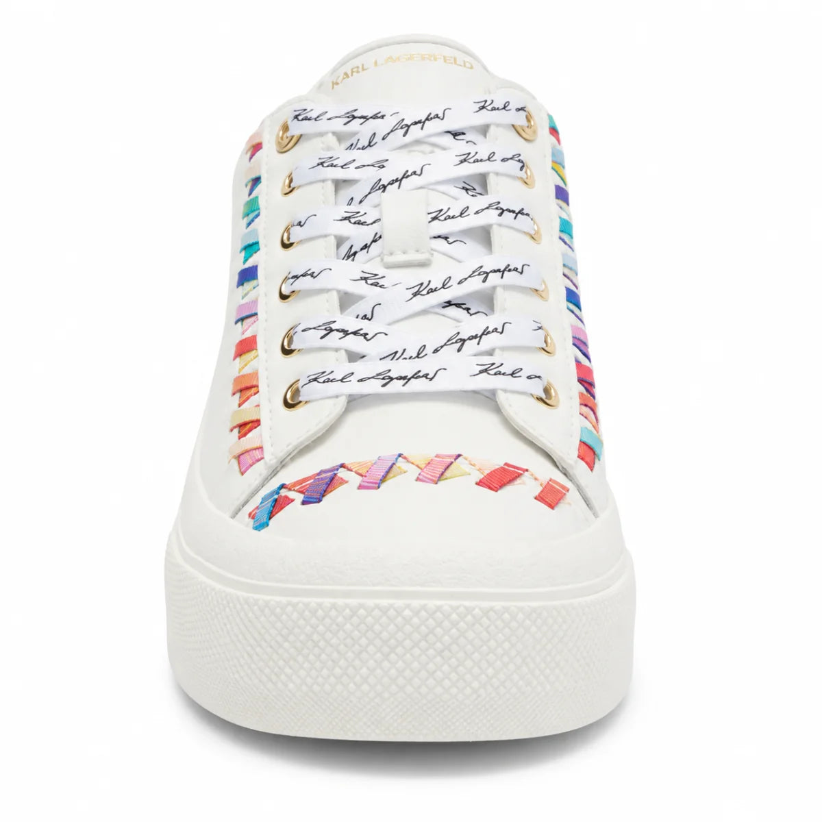 KARL LAGERFELD PARIS Galva Platform Sneaker Women - WHT