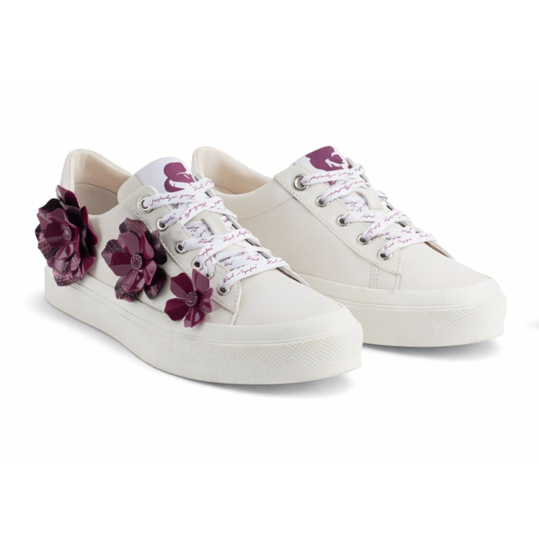 KARL LAGERFELD PARIS Georgia Lace Up Sneakers Women - GRYPRL