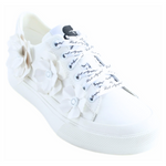 KARL LAGERFELD PARIS Georgia Lace Up Sneakers Women - WHT