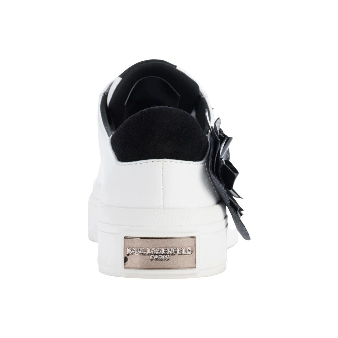 KARL LAGERFELD PARIS Georgia Lace Up Sneakers Women - WHTBLK