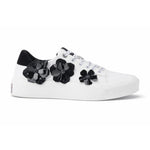 KARL LAGERFELD PARIS Georgia Lace Up Sneakers Women - WHTBLK - White/ Black / 35
