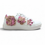 KARL LAGERFELD PARIS Georgia Lace Up Sneakers Women - WHTPUR