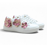KARL LAGERFELD PARIS Georgia Lace Up Sneakers Women - WHTPUR - White/ Purple / 35