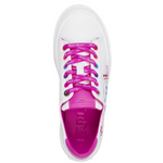 KARL LAGERFELD PARIS Gida Embellished Logo Sneakers Women -WHTPNK