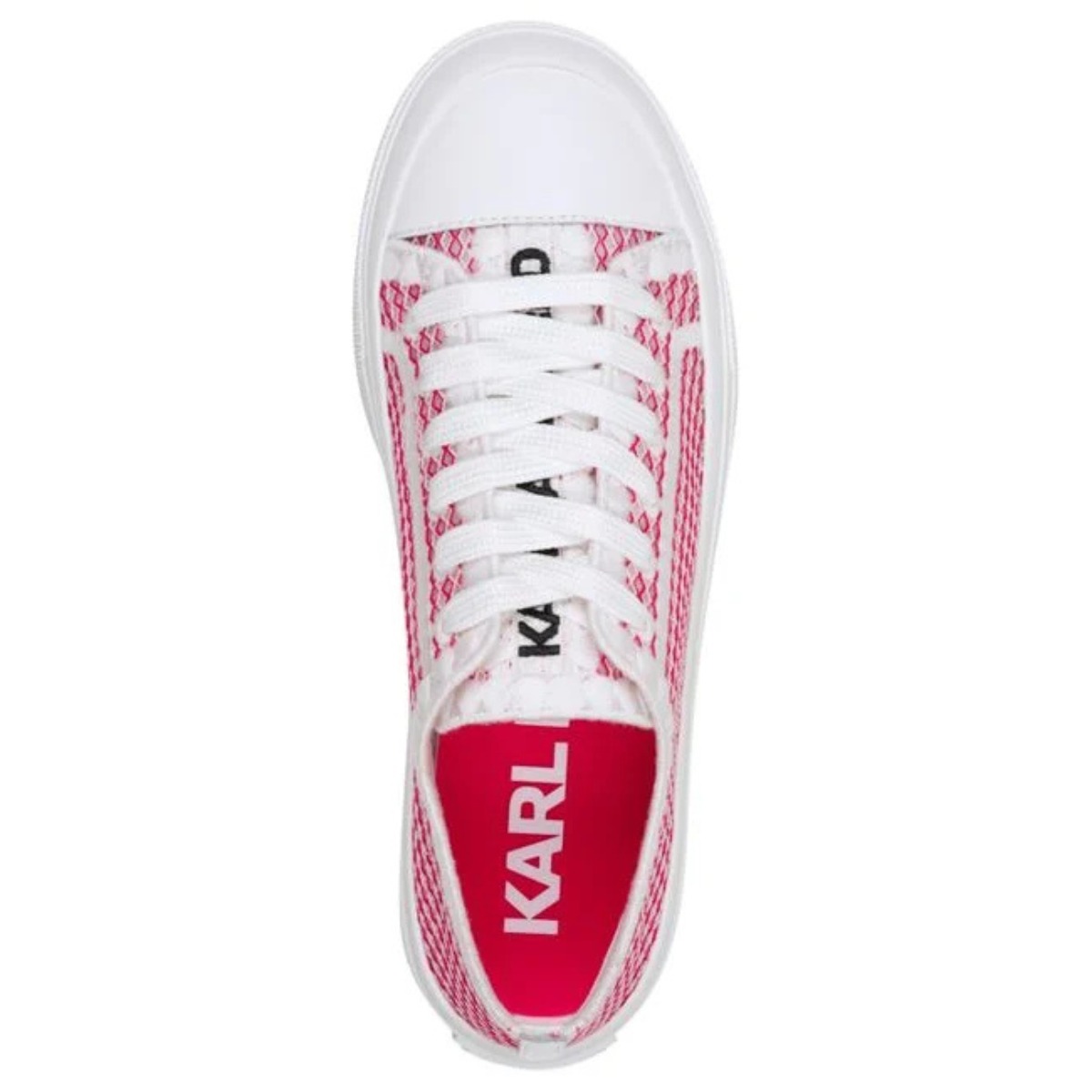 KARL LAGERFELD PARIS Giddeon - Lace Up Sneakers Women - PNK