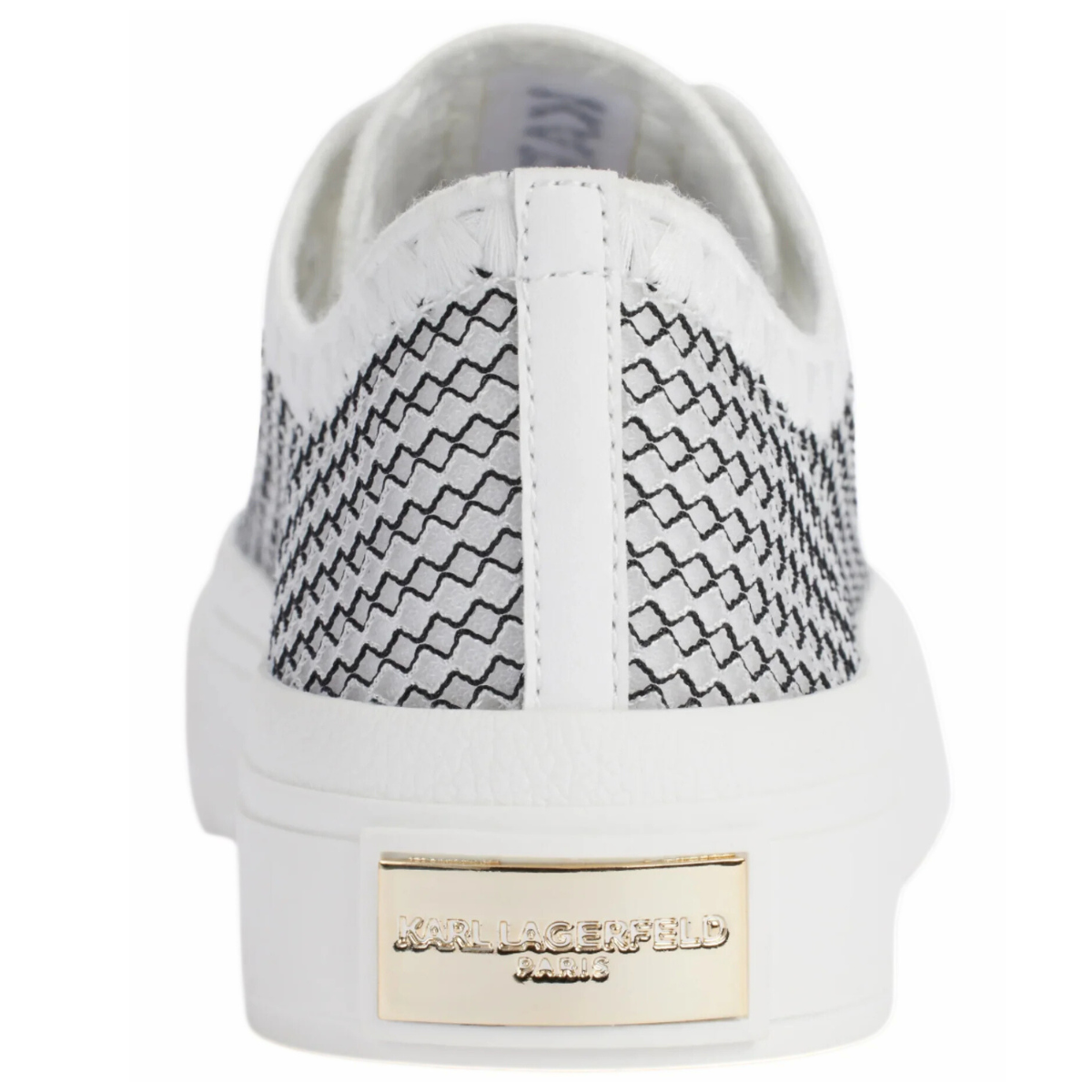 KARL LAGERFELD PARIS Giddeon - Lace Up Sneakers Women - WHTBLK