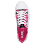 KARL LAGERFELD PARIS Gilianne C’est La Vie Lace Up Sneakers Women - PNK