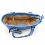 Karl Lagerfeld Paris Heart Charm Tote Bag - SBLU - Sky Blue