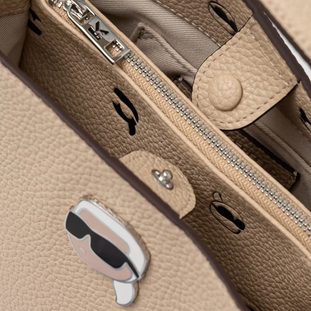 Karl Lagerfeld Paris Karl Lagerfeld IKON Handbag A1W30468-BEG - Beige
