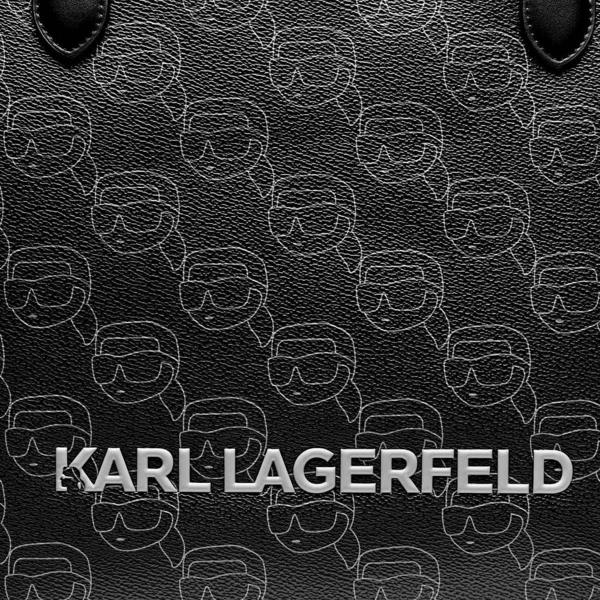 Karl Lagerfeld Paris IKON MONO CC Shoulder bag Women - BLK - Black