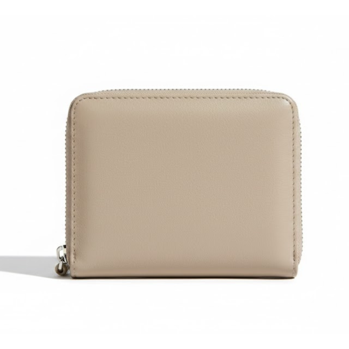 Karl Lagerfeld Paris Ikonik Sm Folded Zip Wallet Women - BEGBRN - Beige-Brown