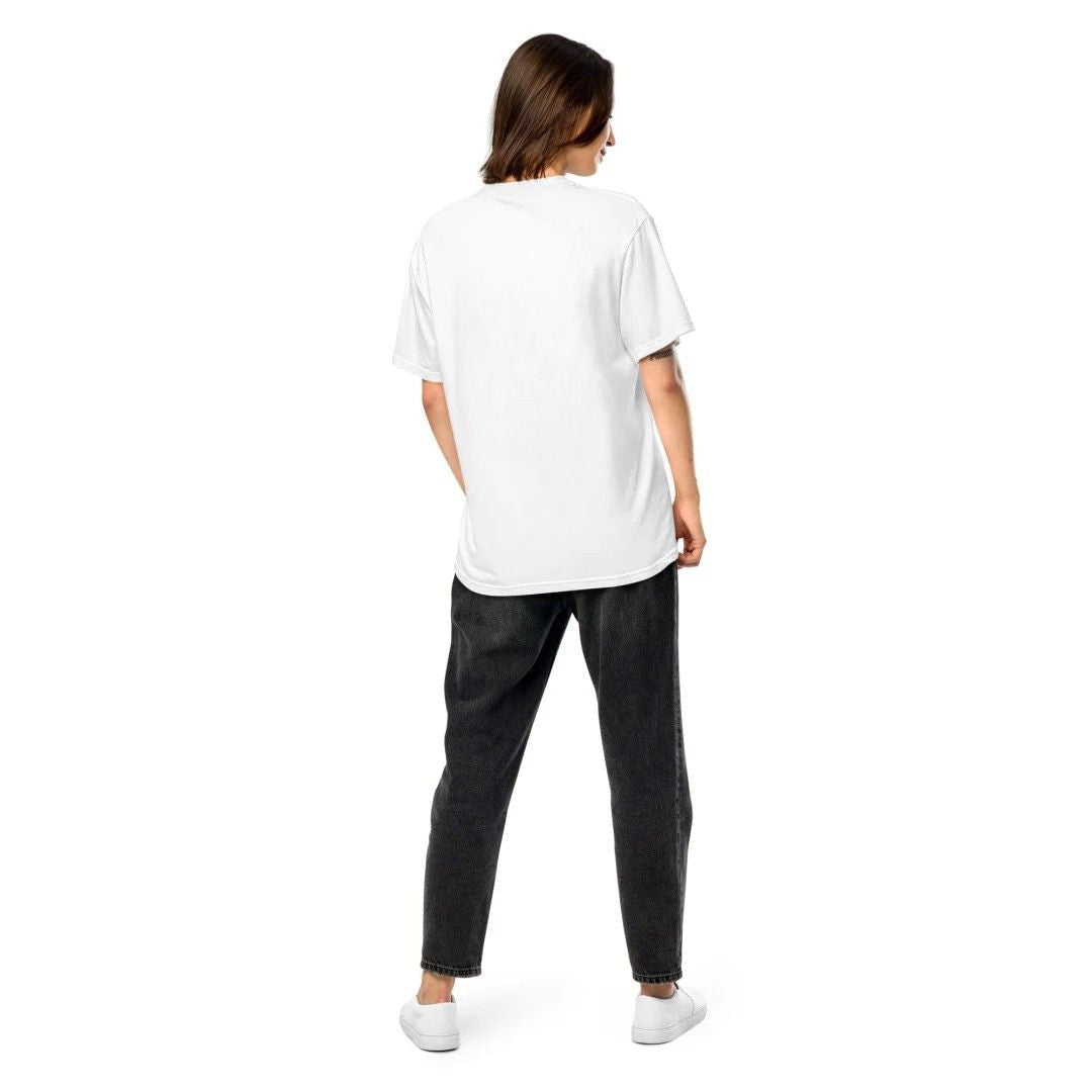 Karl Lagerfeld Paris Jersey Cotton Oversized T-Shirt Women - WHT