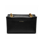 Karl Lagerfeld Paris K/Autograph Leather Shoulder Bag - BLK - Black