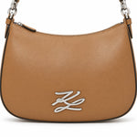 Karl Lagerfeld Paris K/Autograph Moon Shoulder Bag - BGDY - Burgundy