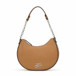 Karl Lagerfeld Paris K/Autograph Moon Shoulder Bag - BGDY - Burgundy