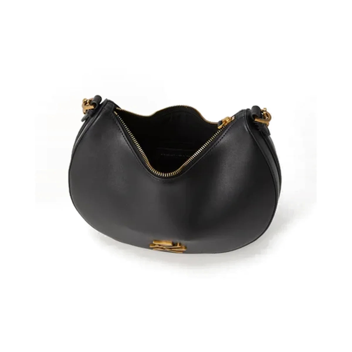 Karl Lagerfeld Paris K/Autograph Moon Shoulder Bag - BLK - Black