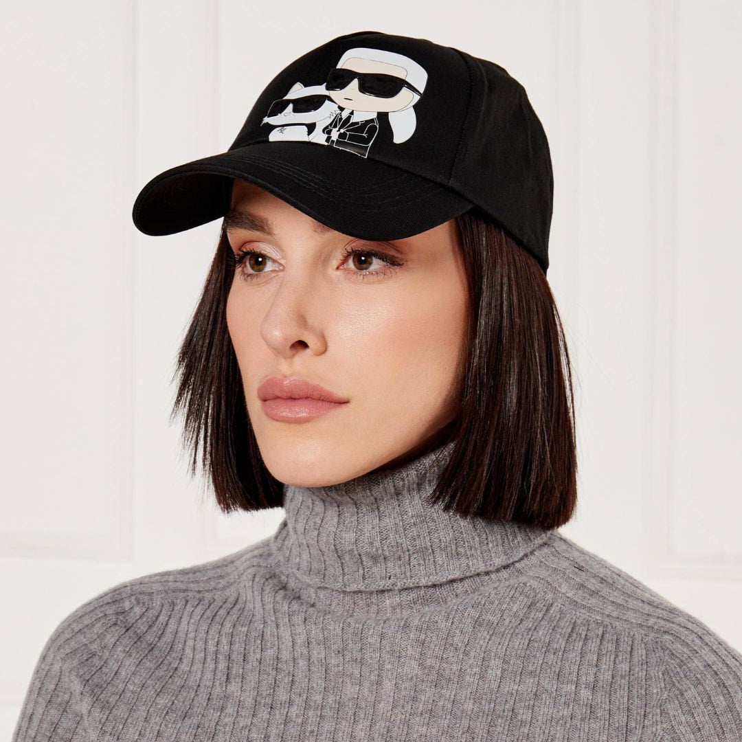 Karl Lagerfeld Paris K/Iconic 2.0 Cap 245W3403-BLK - Black