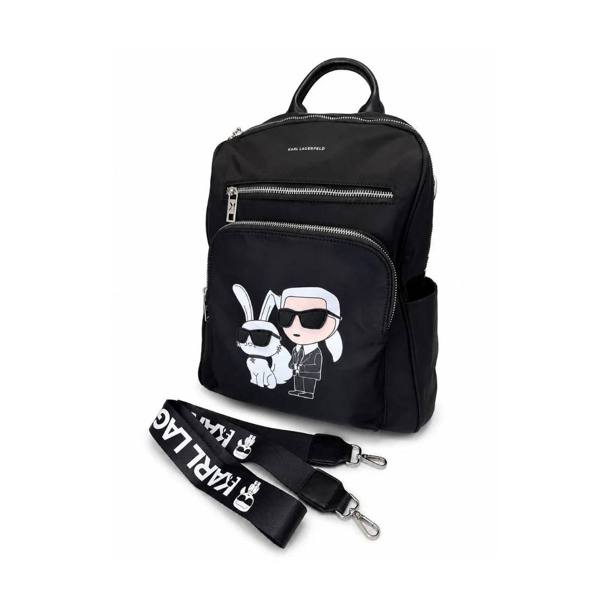 Karl Lagerfeld Paris k/ ikonik Backpack Women - BLK - Black