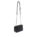 Karl Lagerfeld Paris K Ikonik Metal Lock Shoulder Bag 215096427-BLK - Black