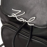 Karl Lagerfeld Paris K-Signature Backpack Bag Women BLK-KB119 - Black