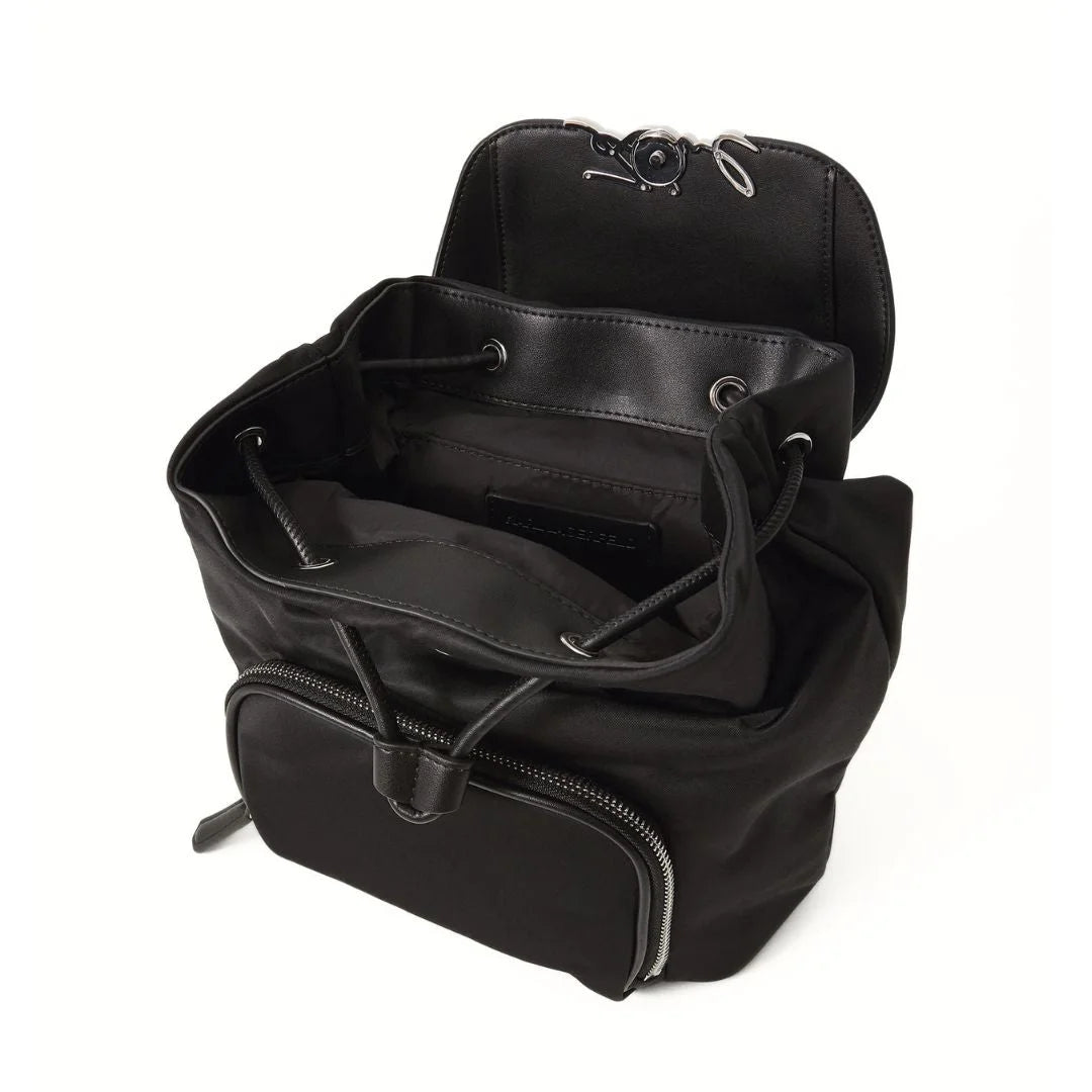Karl Lagerfeld Paris K-Signature Backpack Bag Women BLK-KB119 - Black