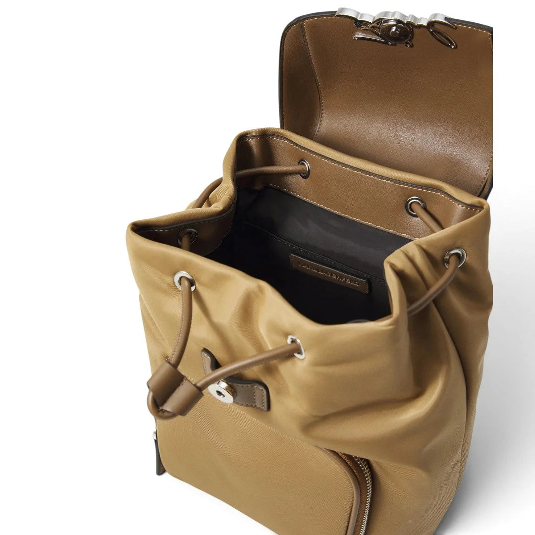 Karl Lagerfeld Paris K-Signature Backpack Bag Women TUP-KB118 - Taupe