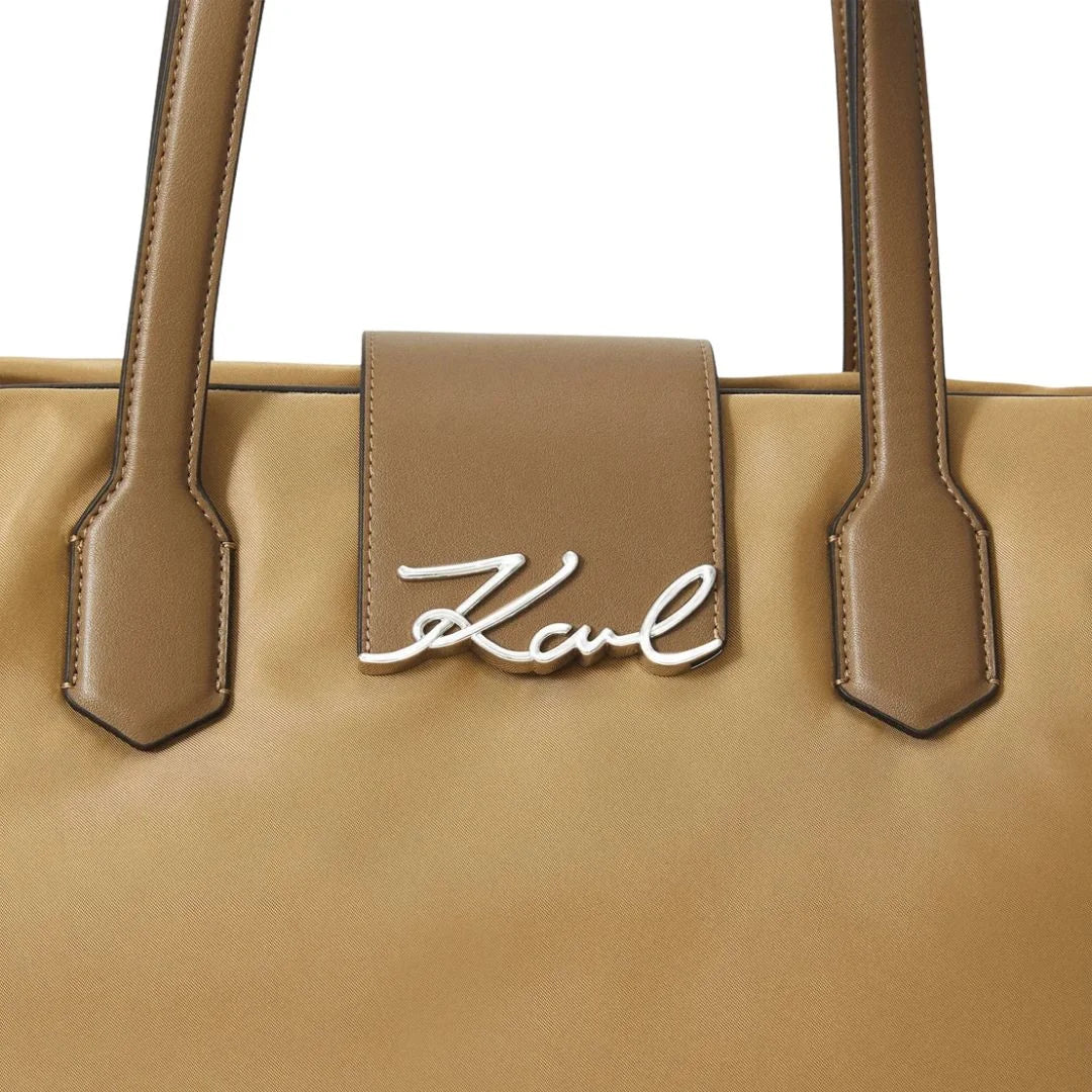 Karl Lagerfeld Paris K-Signature Tote Bag Women TUP-KB117 - Taupe