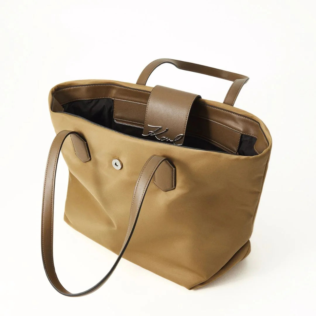 Karl Lagerfeld Paris K-Signature Tote Bag Women TUP-KB117 - Taupe