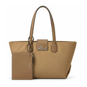 Karl Lagerfeld Paris K-Signature Tote Bag Women TUP-KB117 - Taupe