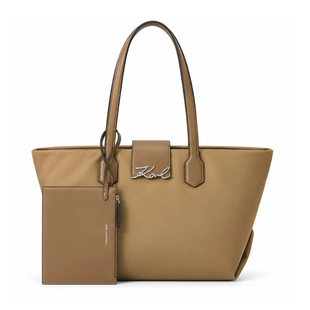 Karl Lagerfeld Paris K-Signature Tote Bag Women TUP-KB117 - Taupe