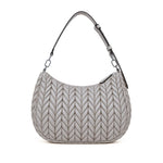 Karl Lagerfeld Paris K-Weave Quilted Shoulder Bag TUP-KB112 - Taupe