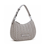 Karl Lagerfeld Paris K-Weave Quilted Shoulder Bag TUP-KB112 - Taupe