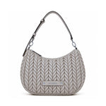 Karl Lagerfeld Paris K-Weave Quilted Shoulder Bag TUP-KB112 - Taupe