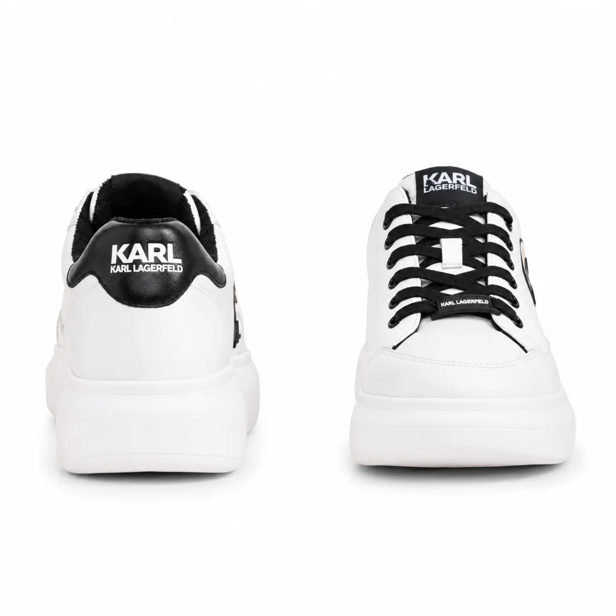 KARL LAGERFELD PARIS Karlie Karl Head Sneakers Women -WHT