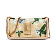 Karl Lagerfeld Paris KOSETTE DENIM JACQUARD Crossbody - CRM - Cream