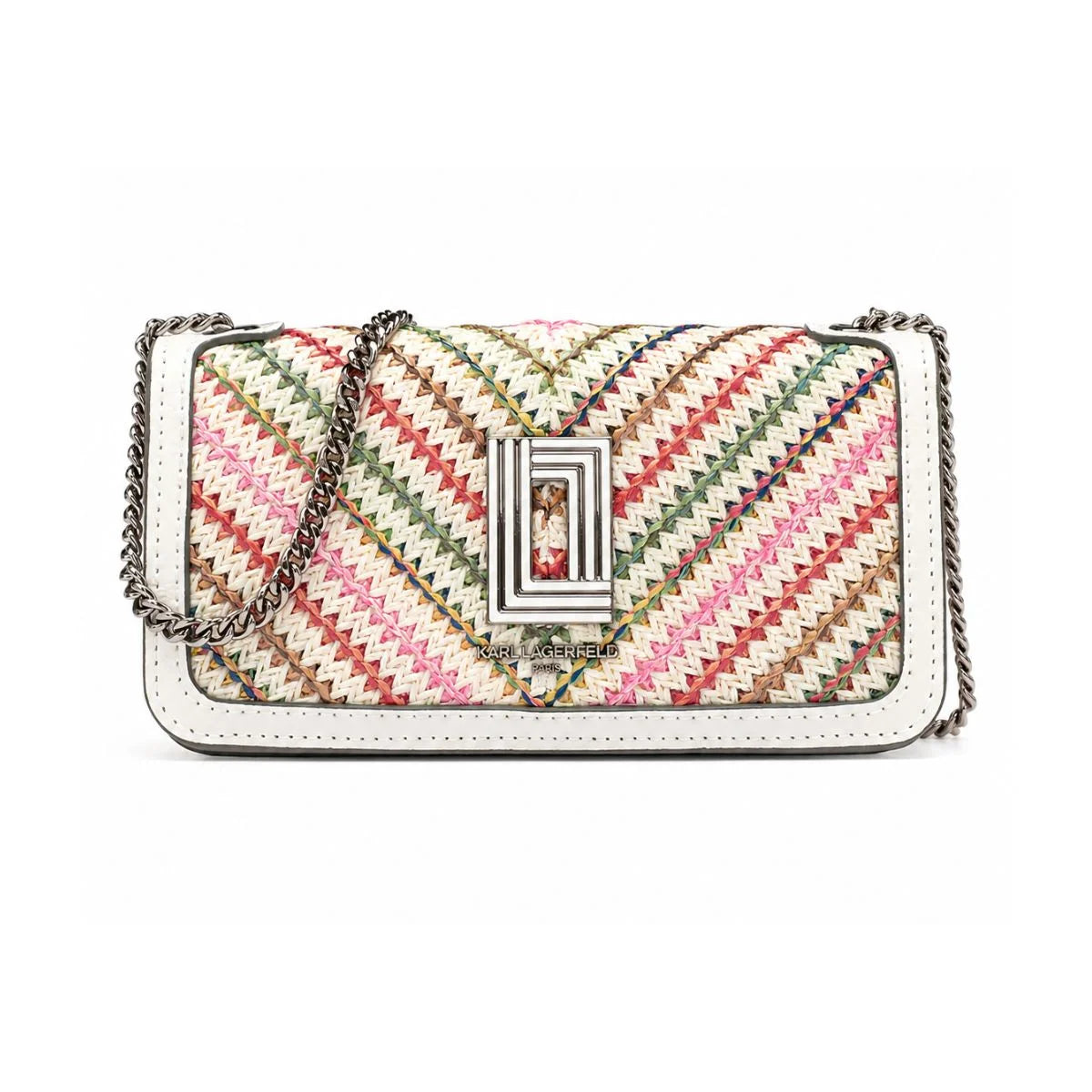 Karl Lagerfeld Paris KOSETTE DENIM JACQUARD Crossbody - MLT - Multi