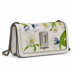 Karl Lagerfeld Paris Kosette Floral Embroidered Shoulder Bag Women - OFFWHT - Off White
