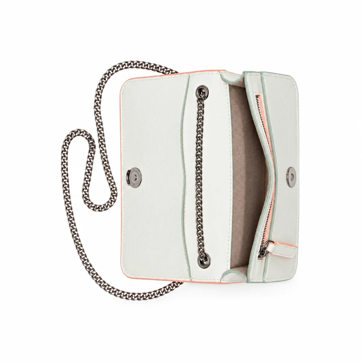 Karl Lagerfeld Paris Kosette Shoulder Bag with Oversized Fashion Bag Women - WHT - White