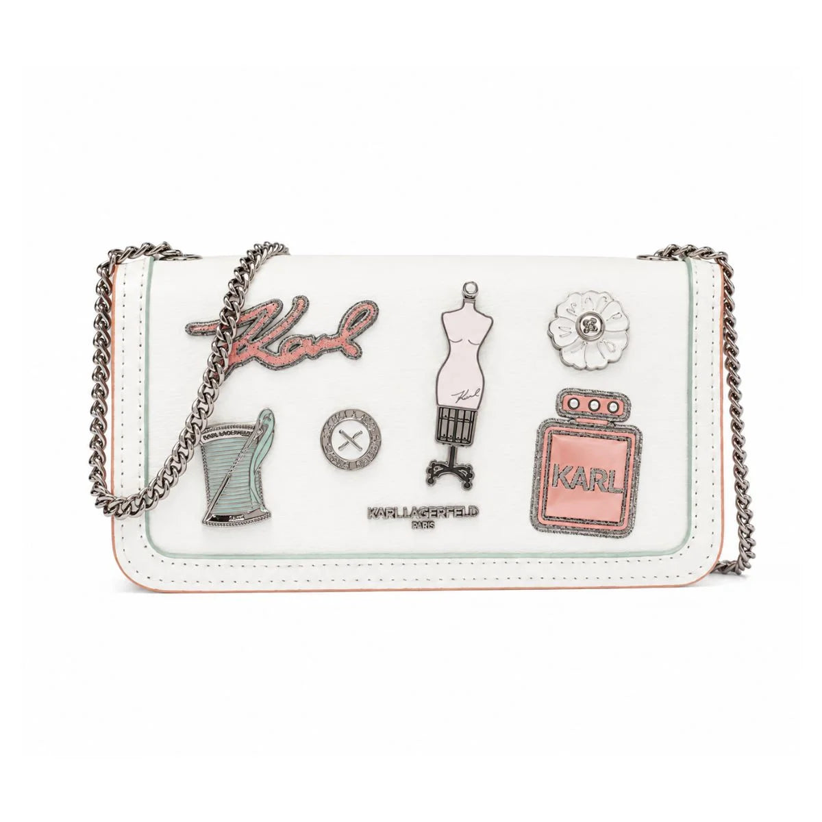 Karl Lagerfeld Paris KOSETTE SHOULDER BAG Women - WHT - White