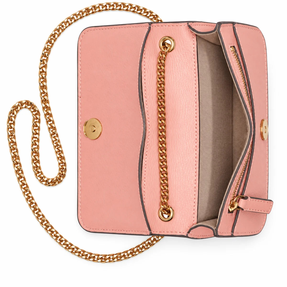 Karl Lagerfeld Paris Kosette Wallet on Chain Bag - Women - BRN - Beige