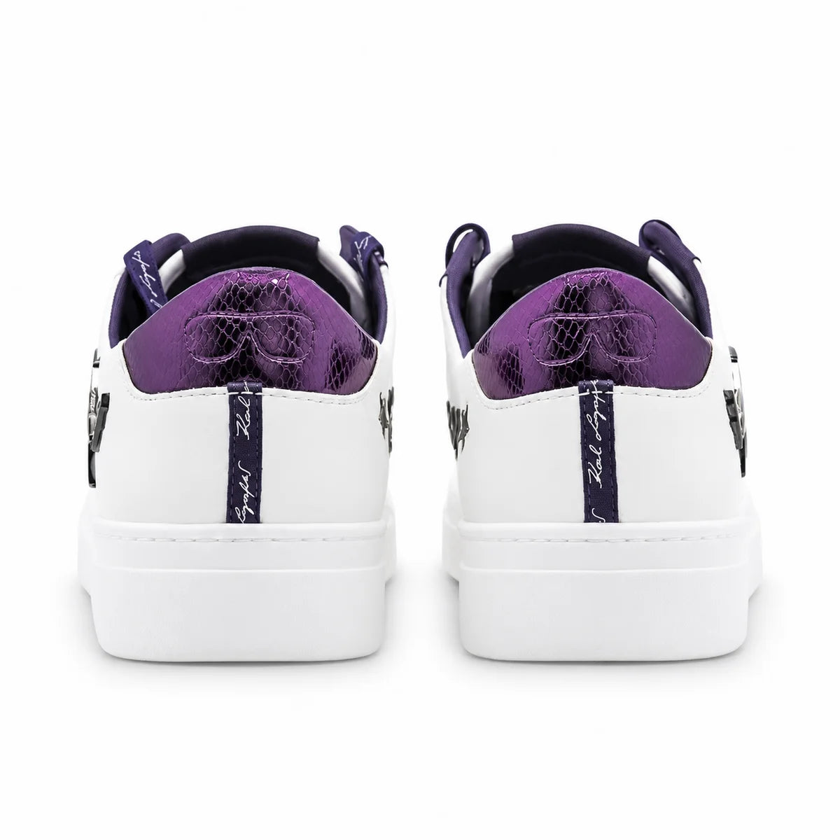 KARL LAGERFELD PARIS Lace-up sneakers-Women -WHT