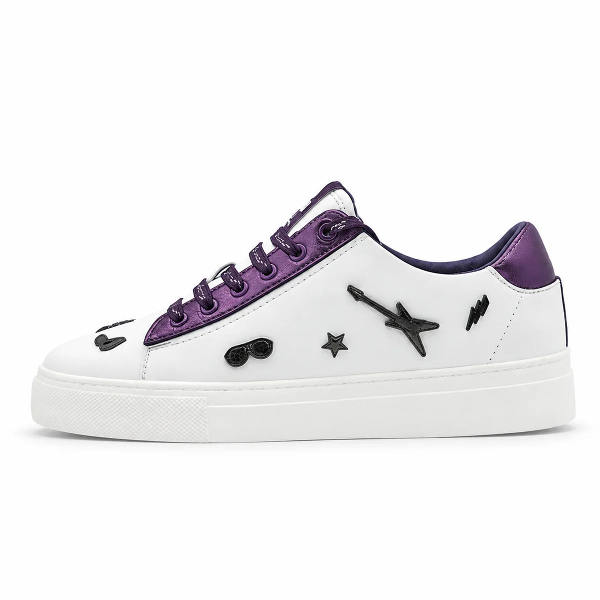 KARL LAGERFELD PARIS Lace-up sneakers-Women -WHT