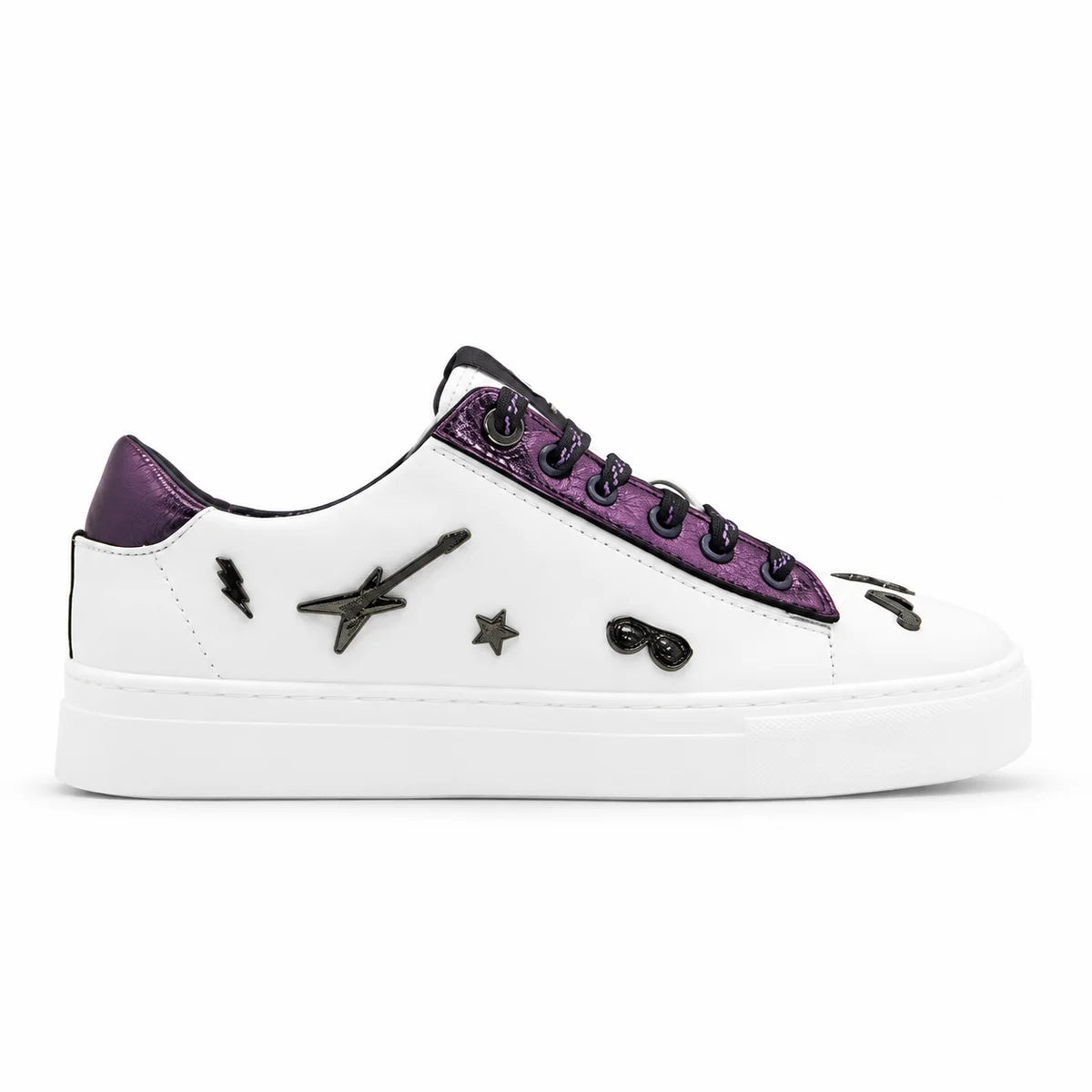 KARL LAGERFELD PARIS Lace-up sneakers-Women -WHT - White / 35