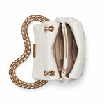 Karl Lagerfeld Paris Lafayette Mini Crossbody Tweed Bag Women - BGE - Beige
