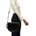 Karl Lagerfeld Paris Leather Top Handle Bag Women - BLK - Black