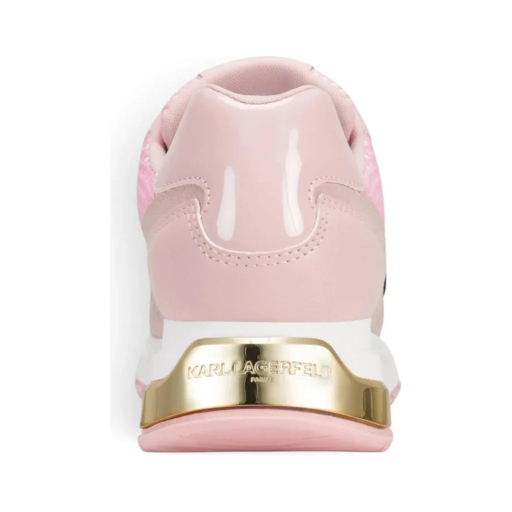 KARL LAGERFELD PARIS Logo Pink Casual Tennis Sneaker Women - SLV