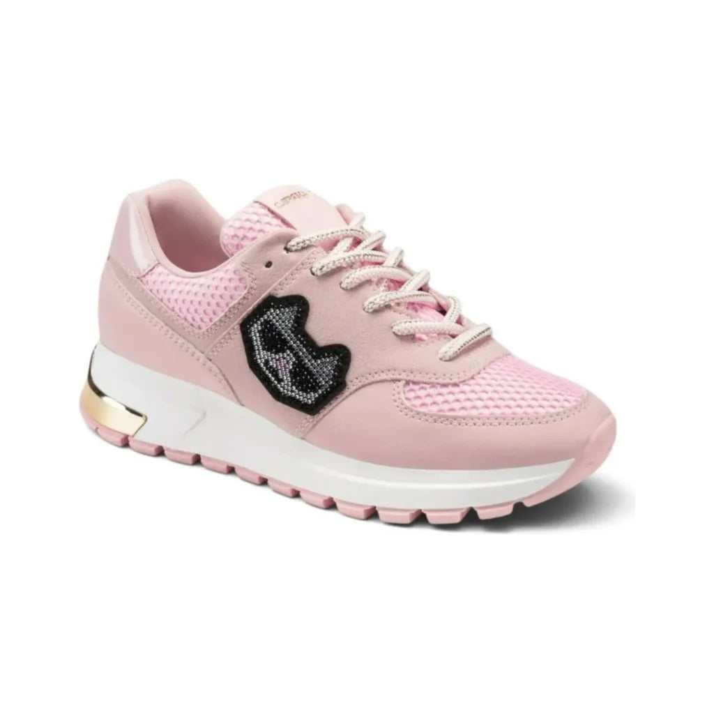 KARL LAGERFELD PARIS Logo Pink Casual Tennis Sneaker Women - SLV