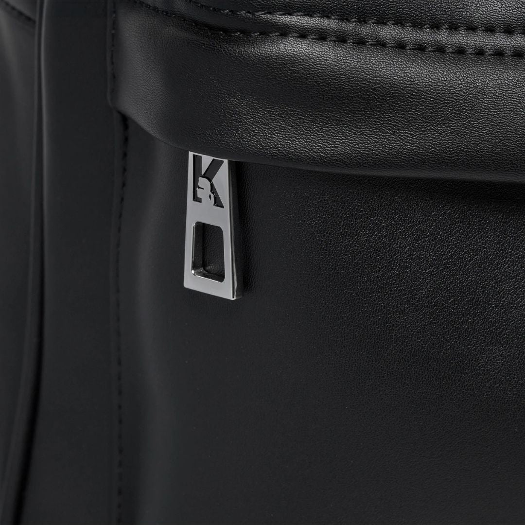 Karl Lagerfeld Paris Logo Signature Backpack 235M3118-BLK - Black