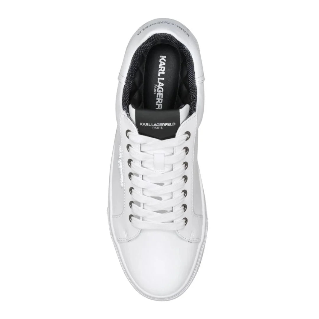KARL LAGERFELD PARIS Mael Lace Up Sneakers Men - WHT